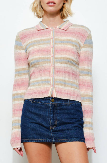 alison polo - soft pink