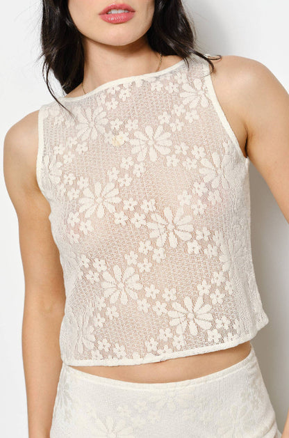 danielle tank - cream