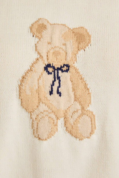 teddy sweater - cream
