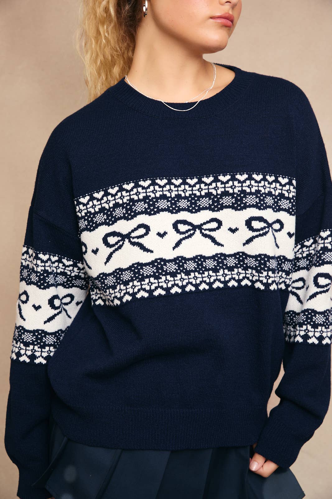 ruthie sweater - navy
