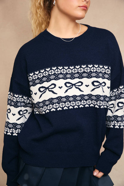 ruthie sweater - navy