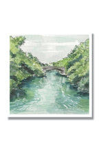 town lake mini art print