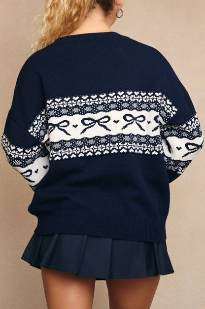 ruthie sweater - navy