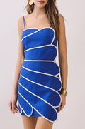 capri dress - royal blue