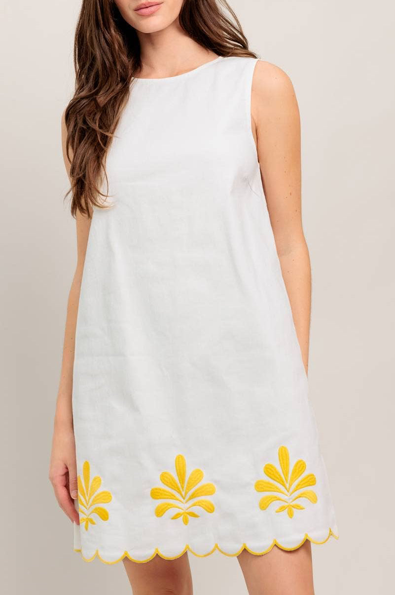 amari dress - off white