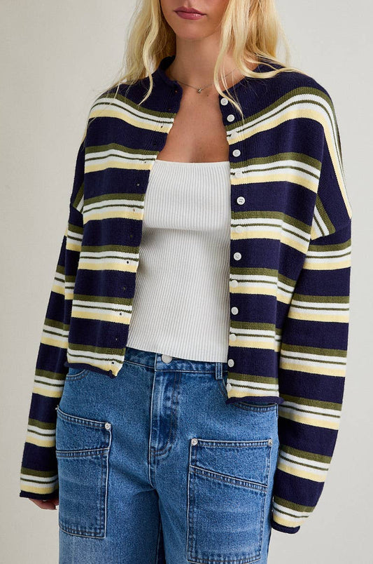 addison cardigan - navy