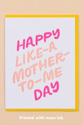 like a mother - mother's day card