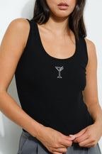 martini tank - black