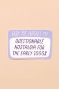 early 2000s nostalgia sticker