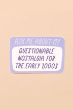 early 2000s nostalgia sticker