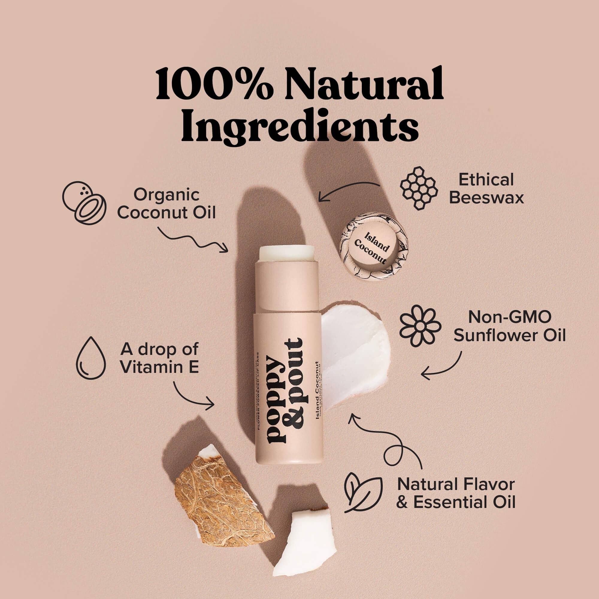island coconut lip balm
