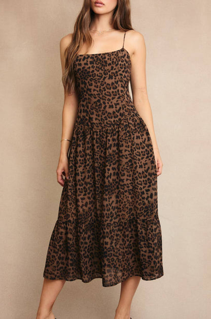 lettie dress - brown
