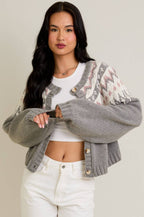chandler cardigan - brown (FINAL SALE)
