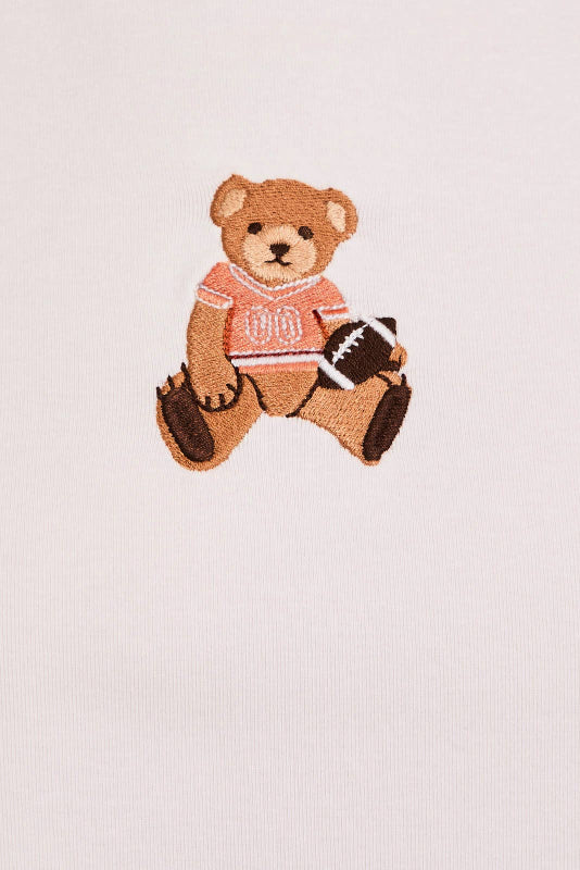 cute quarterback tee - white