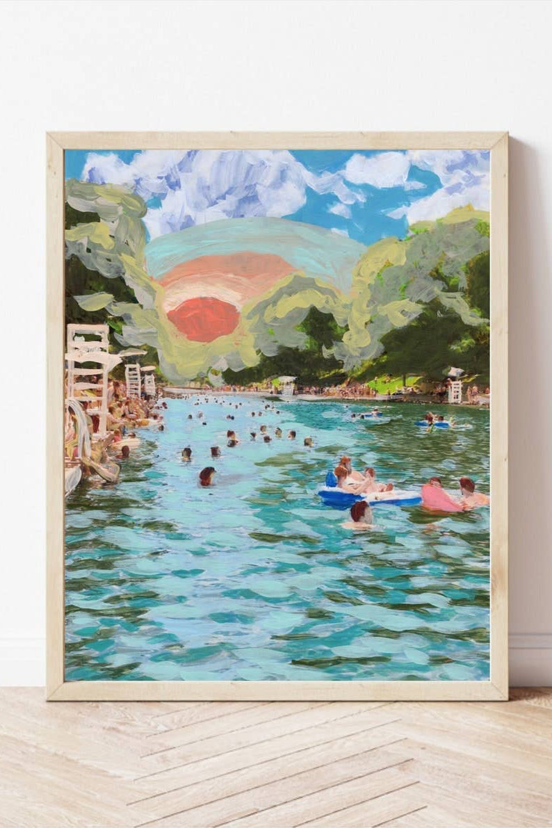 Barton Springs Pool Print | El Baker