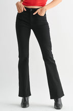 emma bootcut jean - black