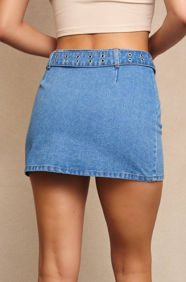 riley skirt - denim (FINAL SALE)