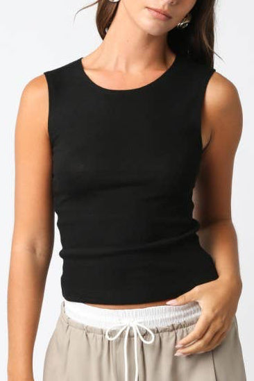 marilyn tank top - black