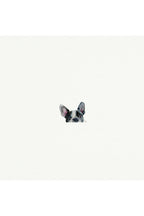 tiny watercolor print - peeking frenchie