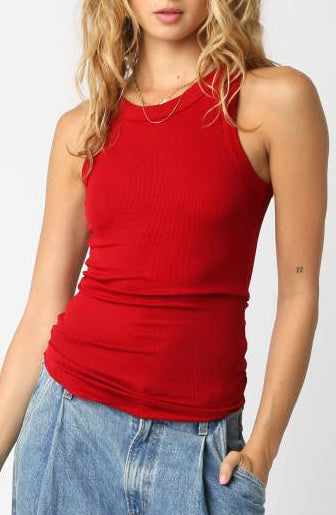 dean tank top - red