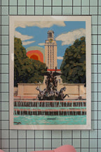 ut austin longhorn rainbow print | el baker