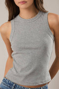 lana tank - heather grey