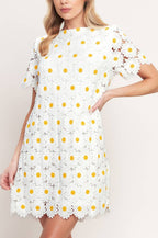 marguerite dress - white