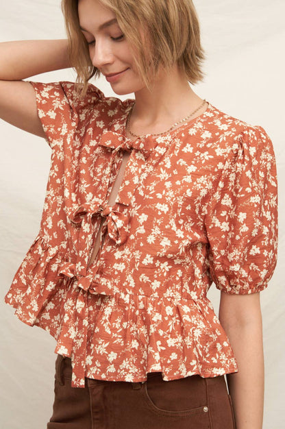 penny top - rust