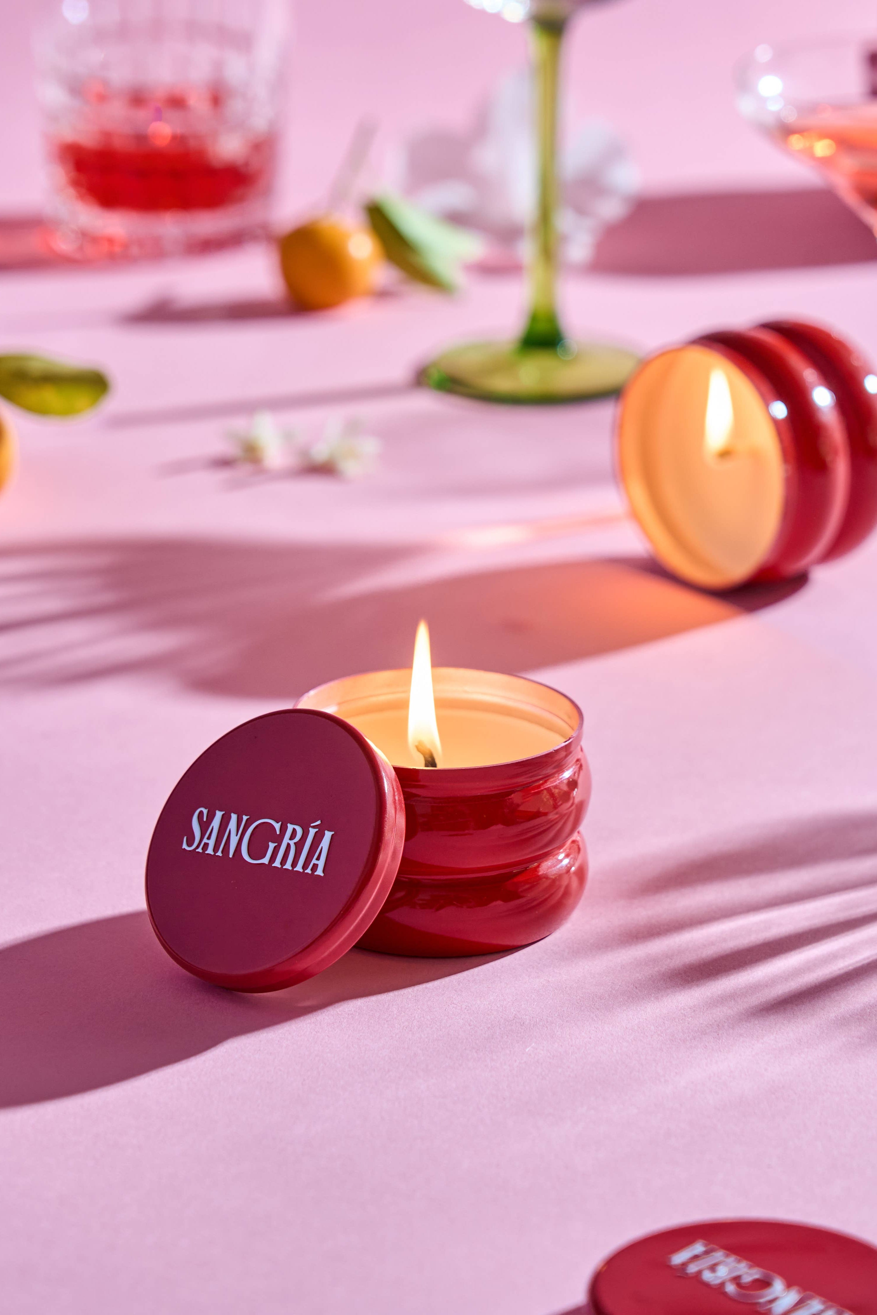 sangria tin candle - 3.5 oz