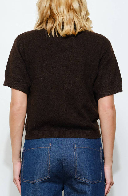 adri sweater - chocolate