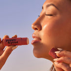pomegranate peach lip balm