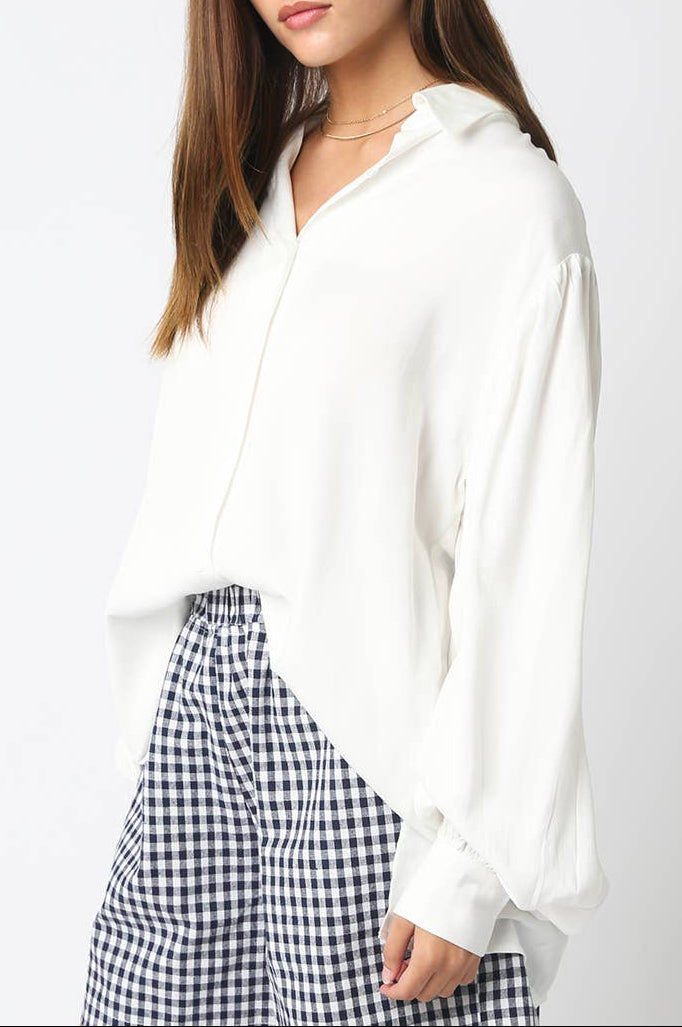 shea blouse - white