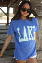 classic lake tee - blue (FINAL SALE)