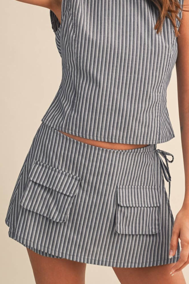 maeve skort - indigo