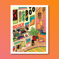 record room art print