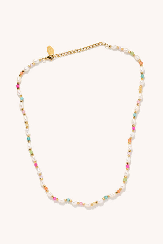 colorful pearl necklace