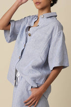 alison blouse - denim