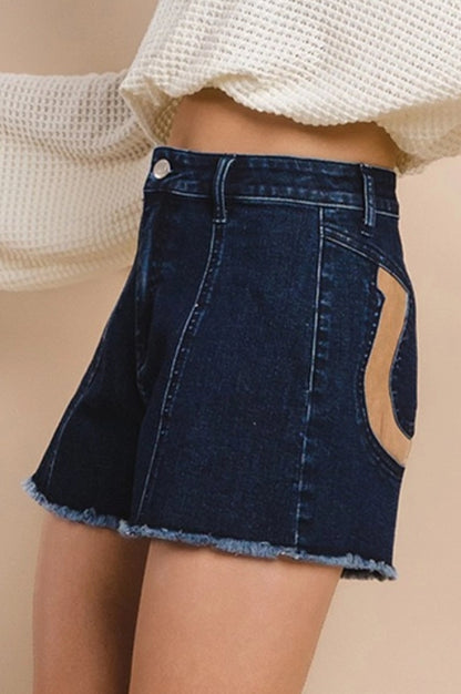 lucky short - dark denim