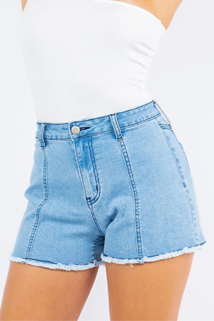 lucky short - light denim