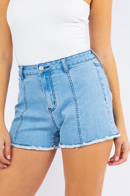 lucky short - light denim