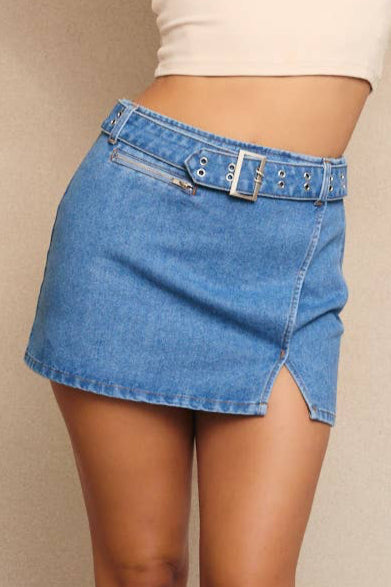 riley skirt - denim (FINAL SALE)