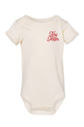 kid's onesie tiny texan - cream