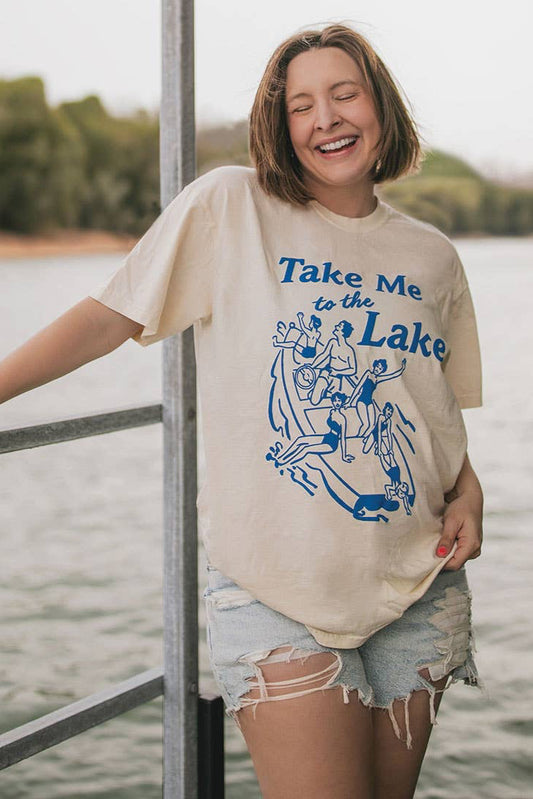 take me to the lake tee - cream