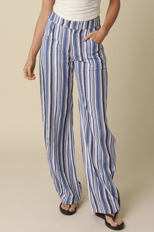 arden pant - light blue denim