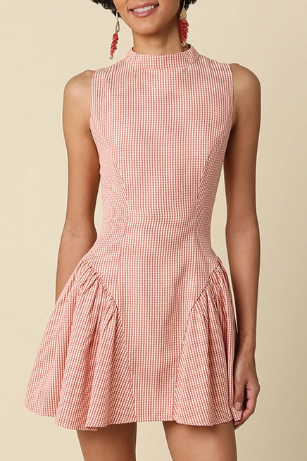ella dress - terracotta