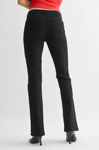 emma bootcut jean - black
