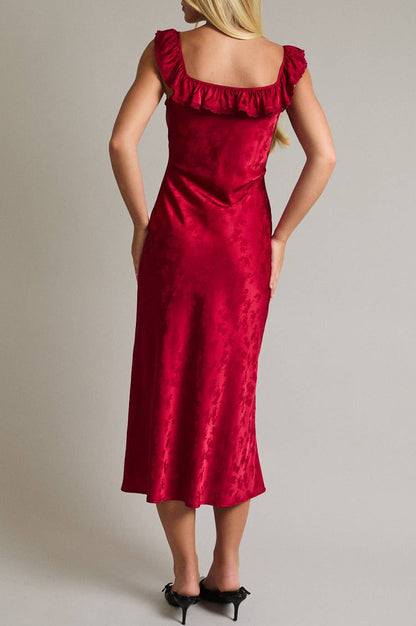 noel dress - ruby red