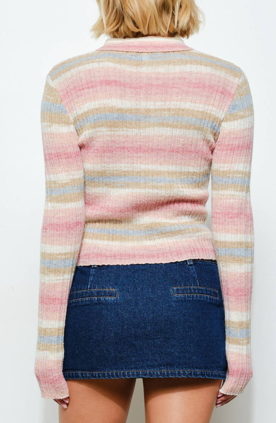 alison polo - soft pink