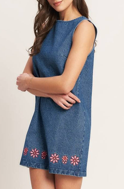 sabrina dress - indigo