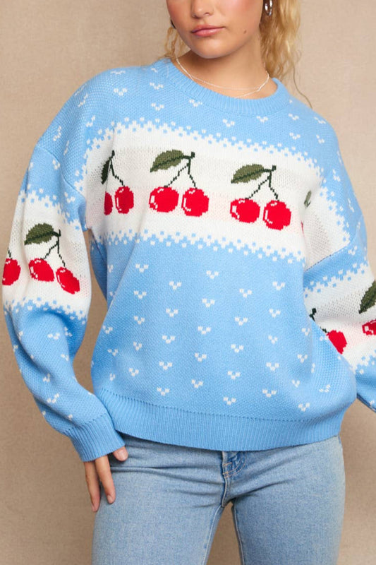 tilly sweater - light blue